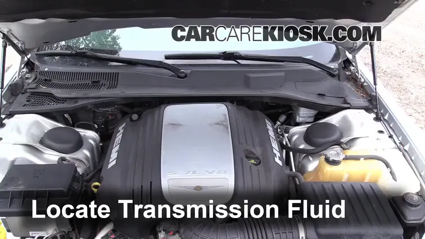 2005 Chrysler 300 C 5.7L V8 Transmission Fluid Check Fluid Level
